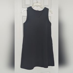 NWT Uniqlo Girls (Size 11-12) Black Sleeveless V-Neck Dry-Sweat Jumper/Dress